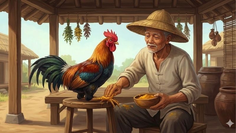 Cách om bóp nghệ cho gà chọi – Hướng dẫn chi tiết và lợi ích cho chiến kê 3 cach-om-bop-nghe-cho-ga-choi